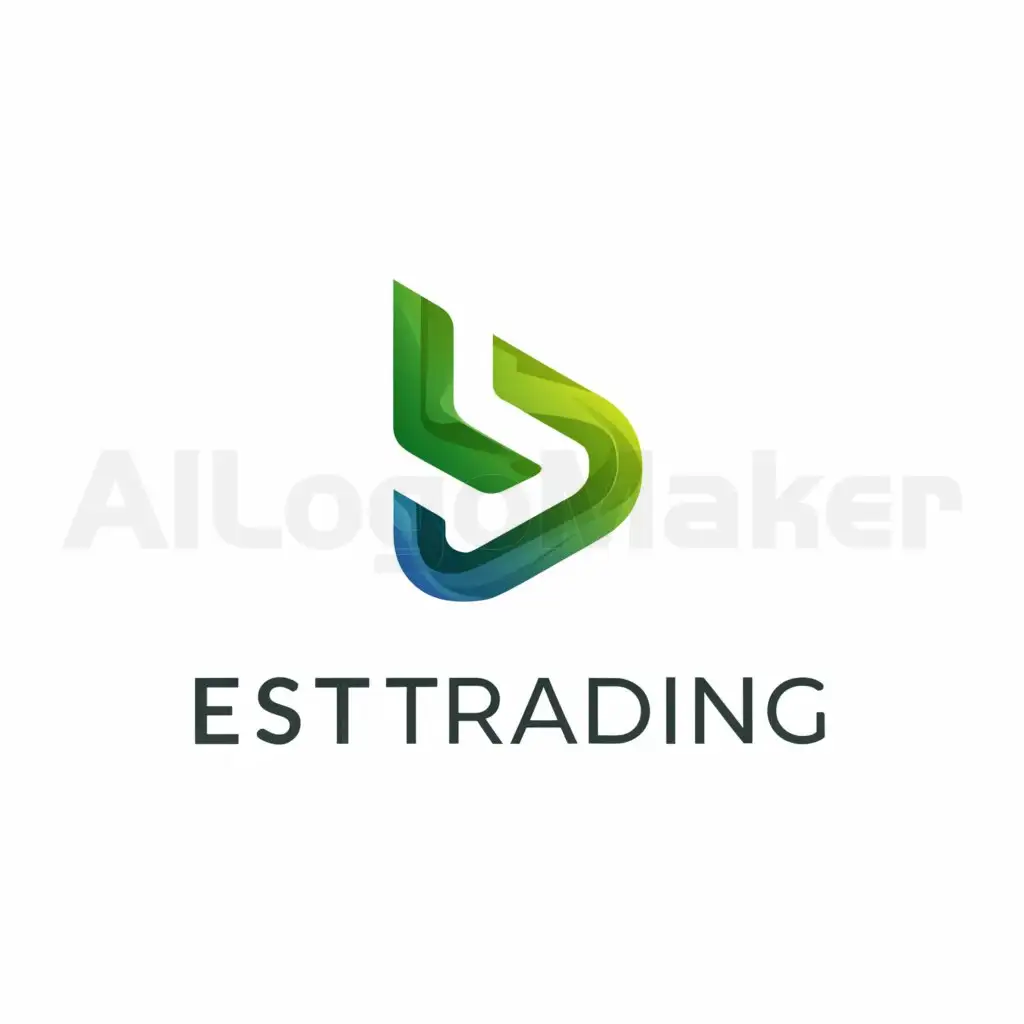 a logo design,with the text "Is trading", main symbol:Est trading,Minimalistic,be used in Retail industry,clear background
