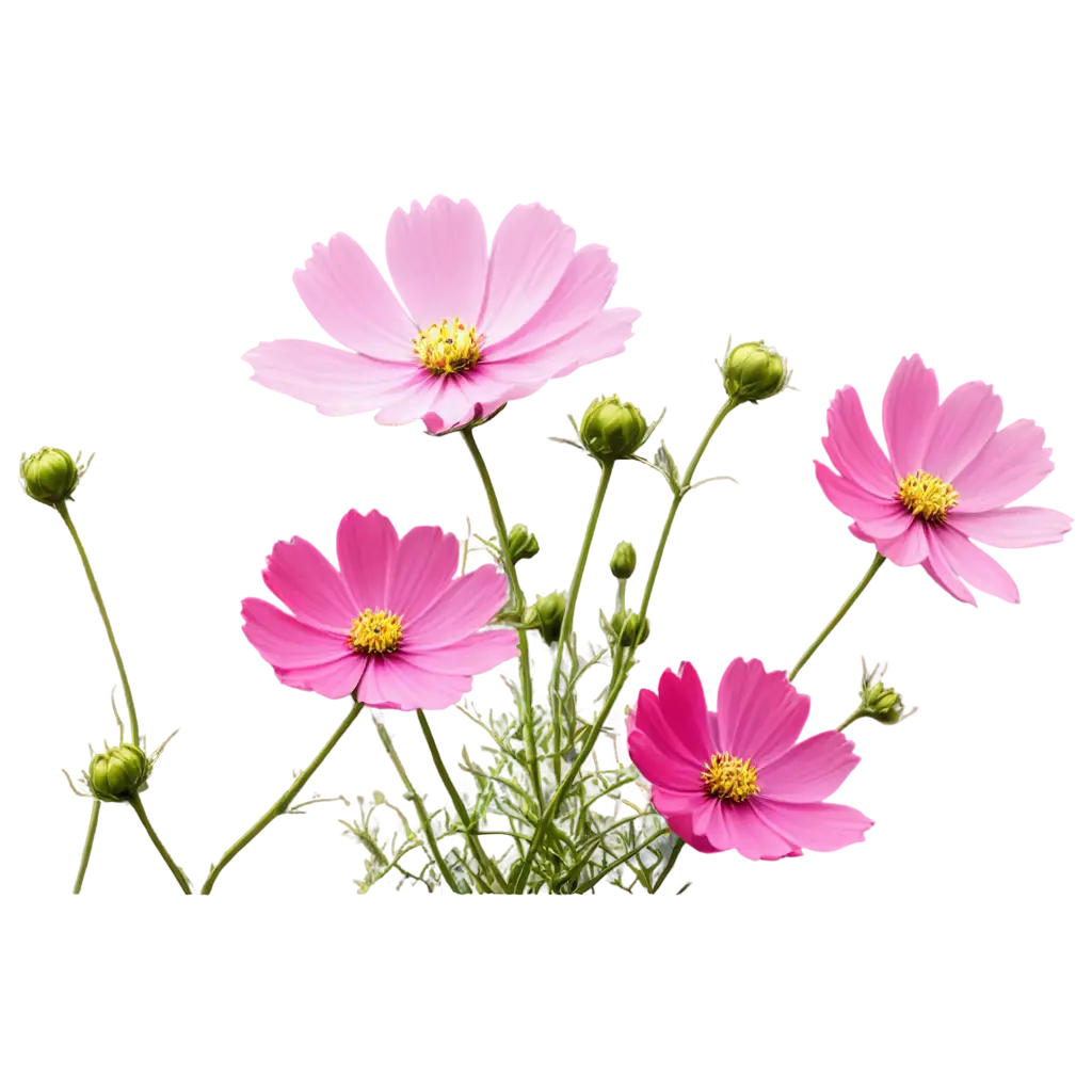 HighDefinition-Cosmos-Flower-PNG-Image-for-Vibrant-Web-and-Print-Designs