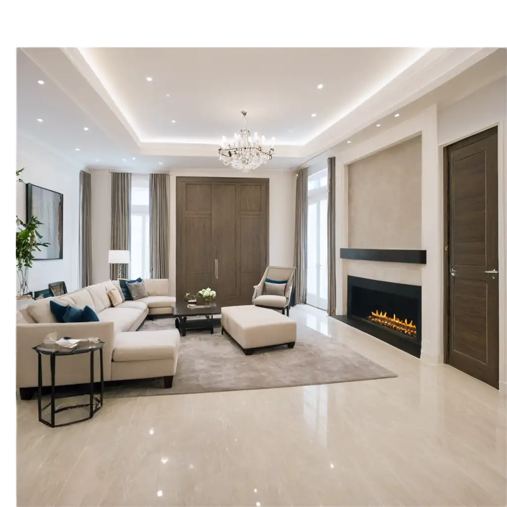 luxury builder floor with front elevation and interior