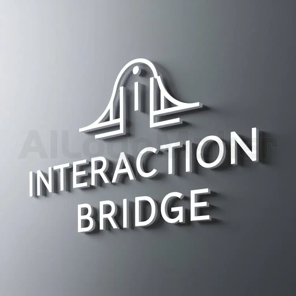 a logo design,with the text "Interaction Bridge", main symbol:I need a logo for my startup in the technology space which will be enabling WordPress agencies to manage multiple websites in a single place.,Moderate,clear background
