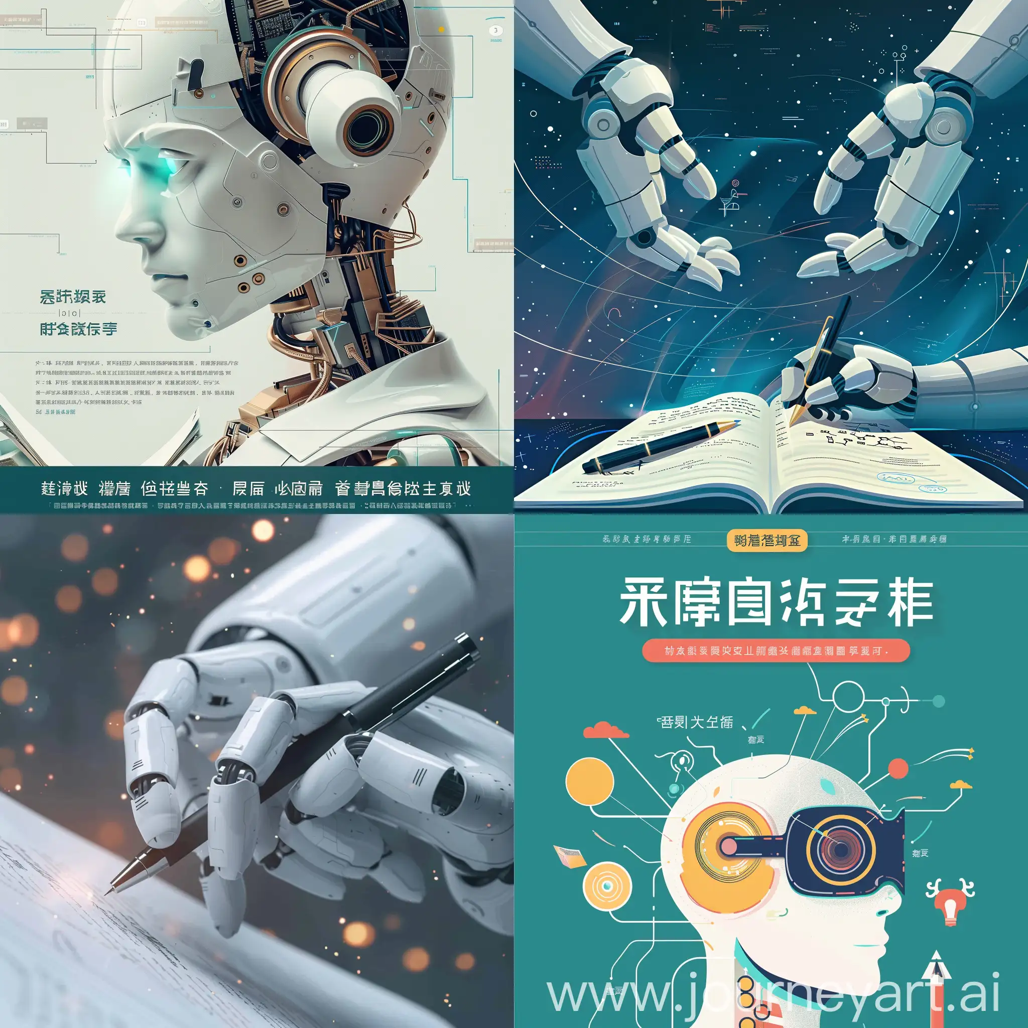 poster for Essay writing training with artificial intelligence course