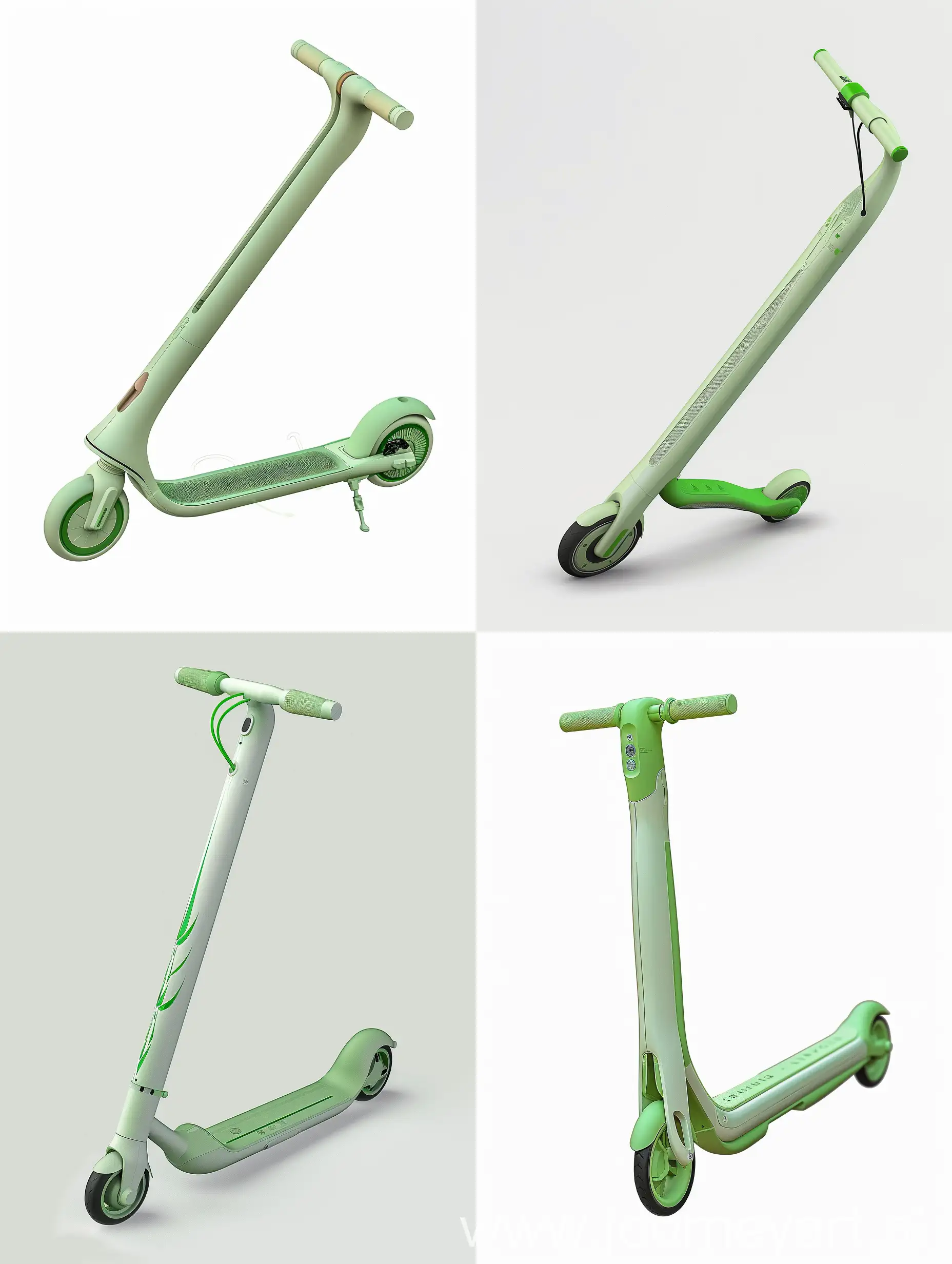 Elegant-Futuristic-Foldable-EcoFriendly-Electric-Scooter-Inspired-by-Bamboo