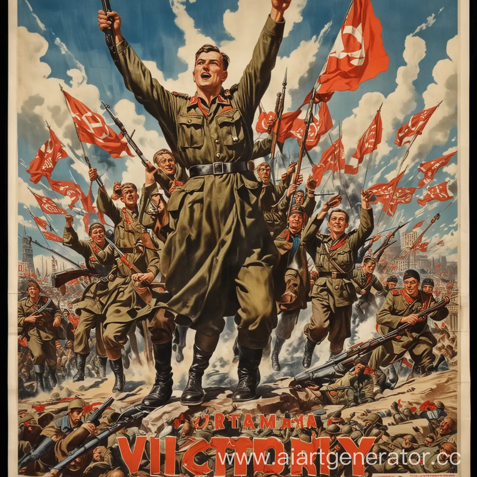 плакат ко дню победы 1945
