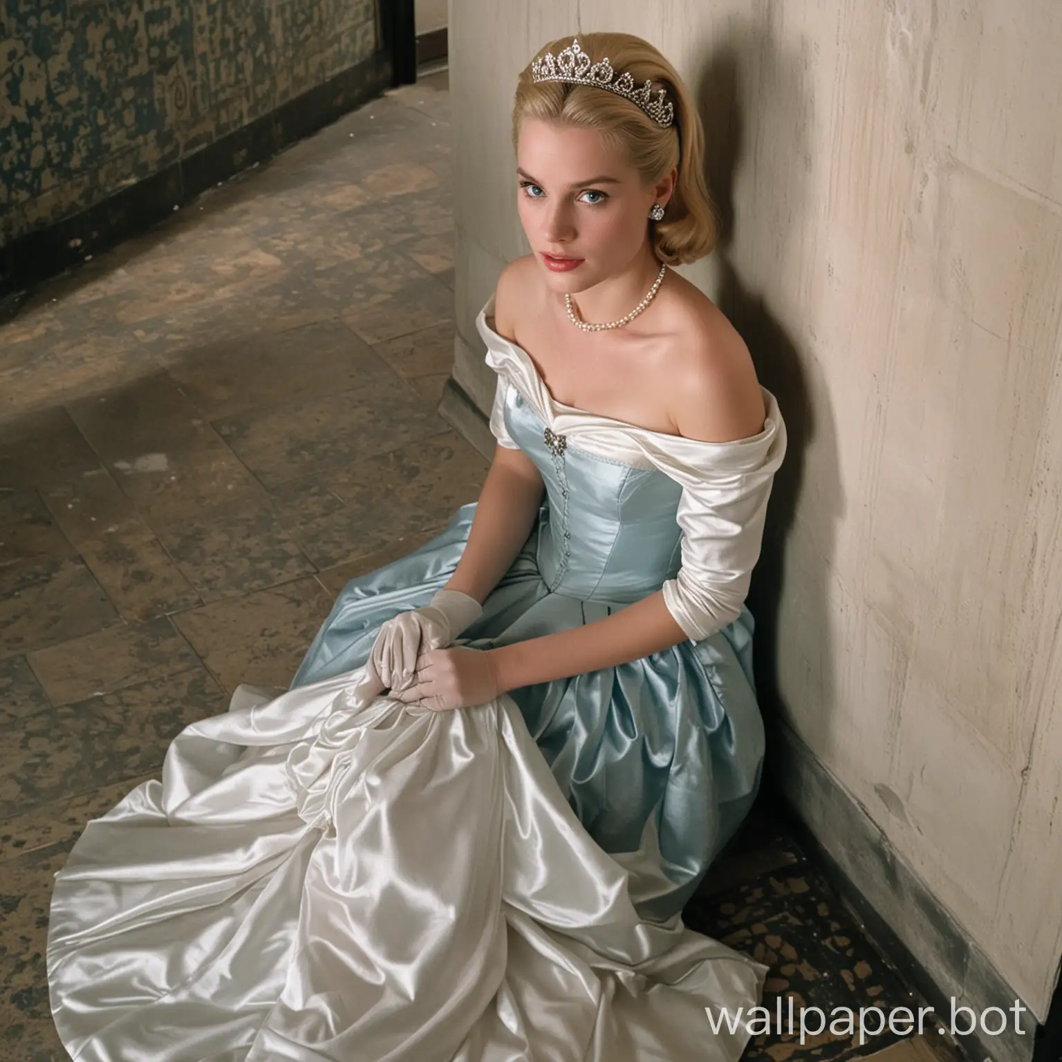 Grace-Kelly-as-White-Queen-Begging-Before-Two-Dirty-Hobos