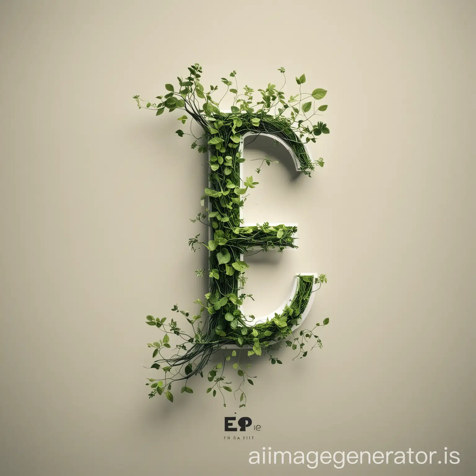  EPLANT logo concept:

The letters "E" and "P" are stylized as interconnected, vine-like forms, subtly incorporating plant imagery. The "E" has a circuit pattern integrated into its vertical stem, hinting at IoT technology. The "P" is designed with sensors subtly placed within its leaf-inspired formations. Negative space in the interconnected region between "E" and "P" represents connectivity and technological innovation. The overall aesthetic is sleek and modern, utilizing a minimal color palette to evoke elegance and sophistication.