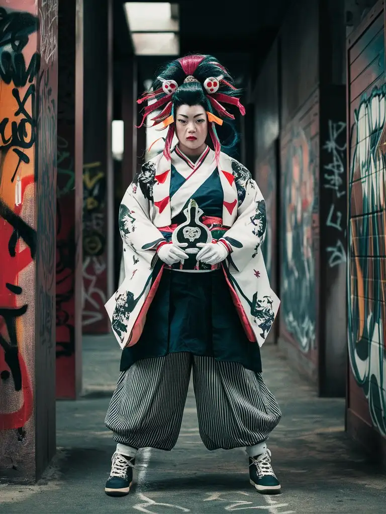 Grunge-Ukiyoe-Cosplay-Embracing-Authenticity-in-Modern-Expression