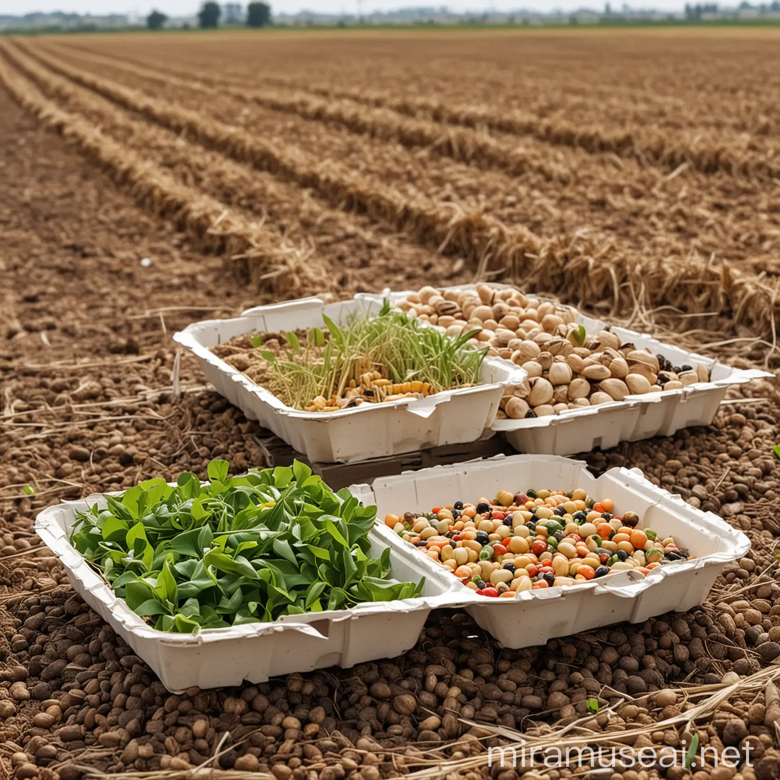 EcoFriendly Food Trays with Bountiful AgroResidual Crops