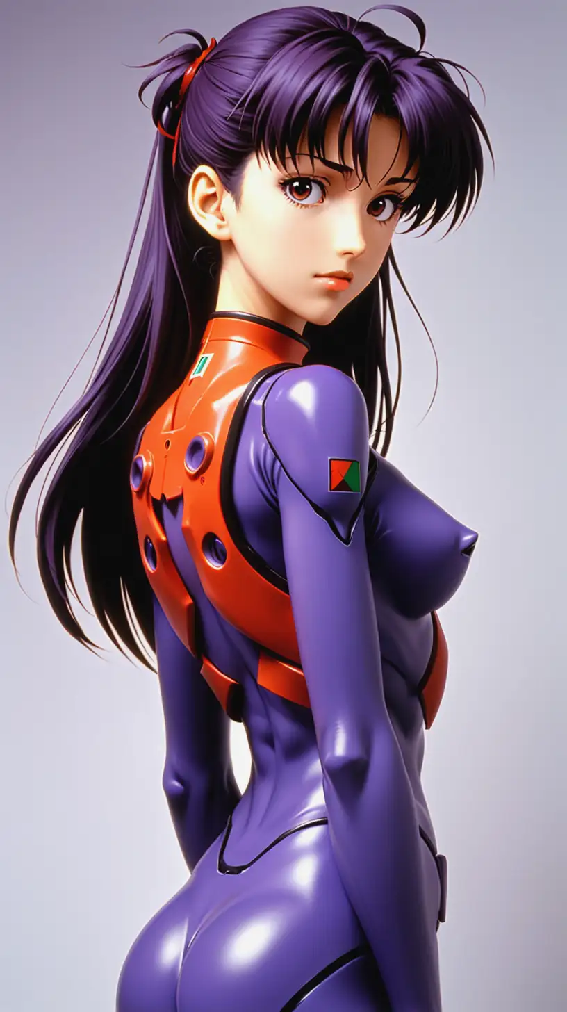 Misato Katsuragi from Neon Genesis Evangelion Dynamic Anime Character Portrait