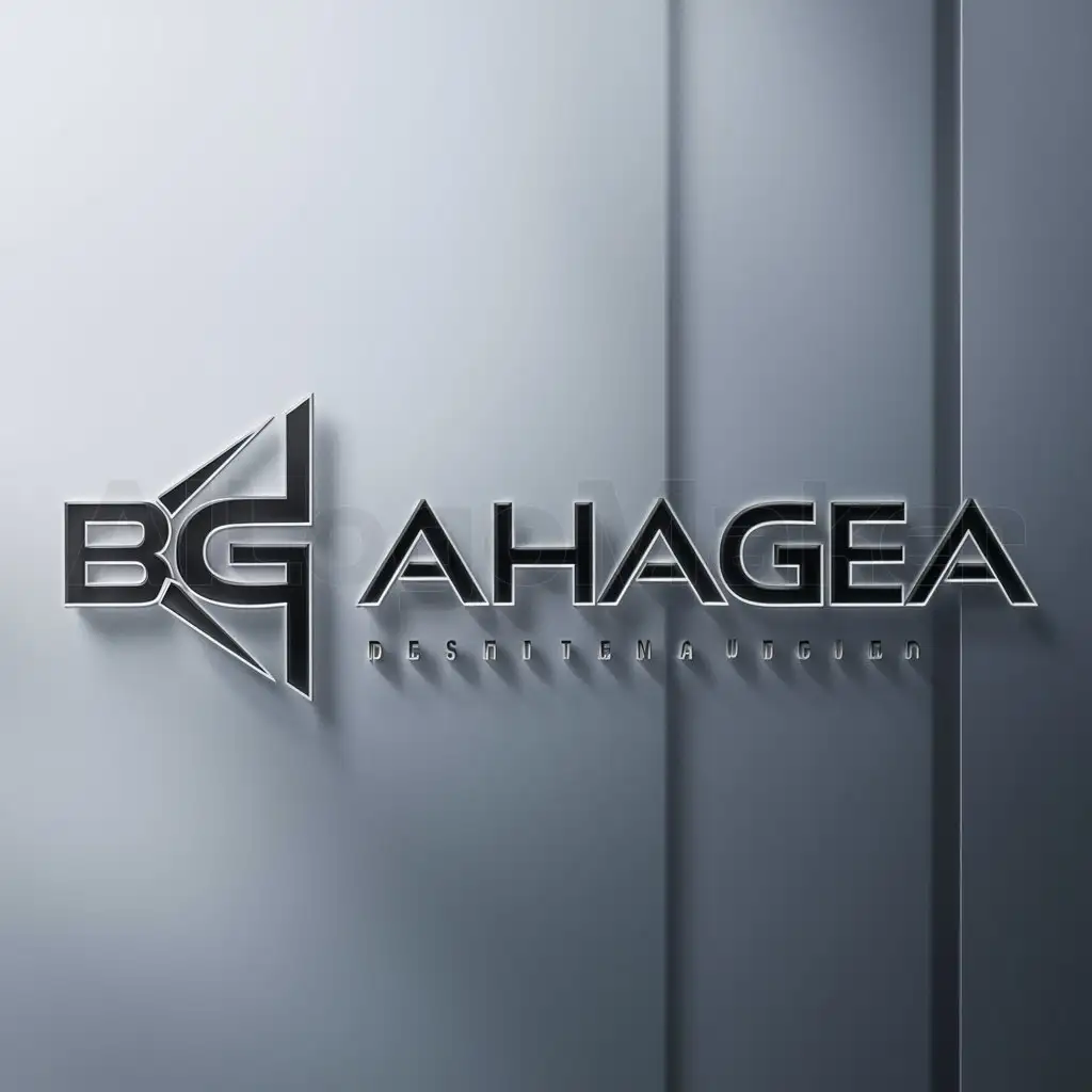 a logo design,with the text "bg", main symbol:bahagea,Moderate,clear background