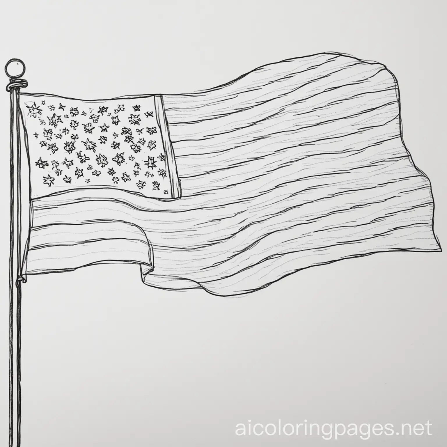 Simple-American-Flag-Coloring-Page-for-Kids