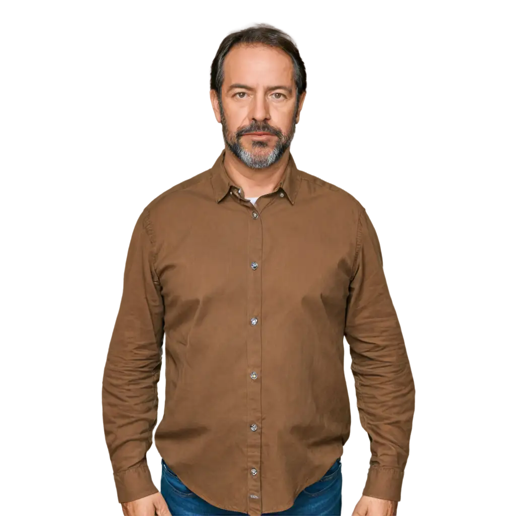 Portrait-of-a-58YearOld-American-Man-in-Collared-Shirt-HighQuality-PNG-Image