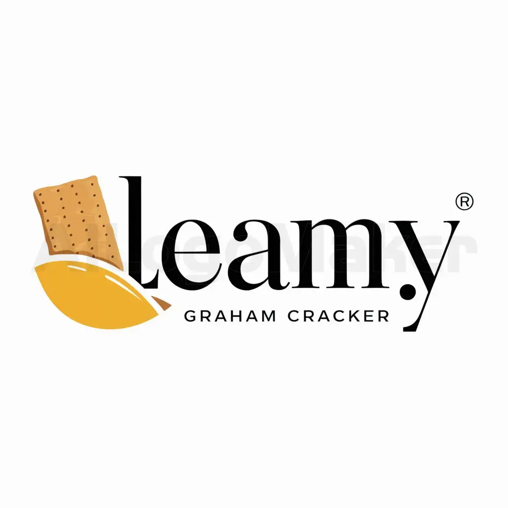 a logo design,with the text "LeAmy", main symbol:Mango Graham,Moderate,be used in Others industry,clear background