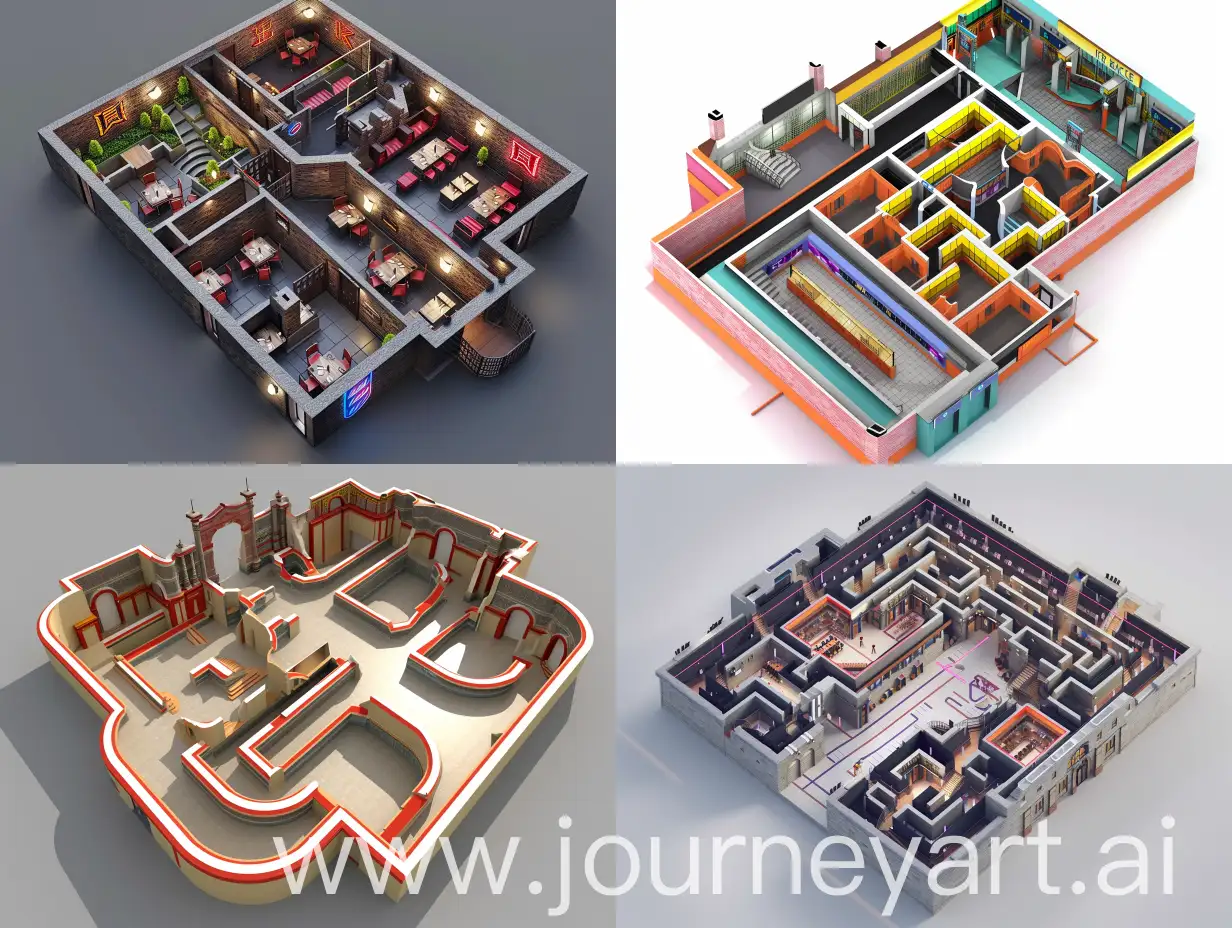 Liminal-3D-Maze-Arcade-Layout