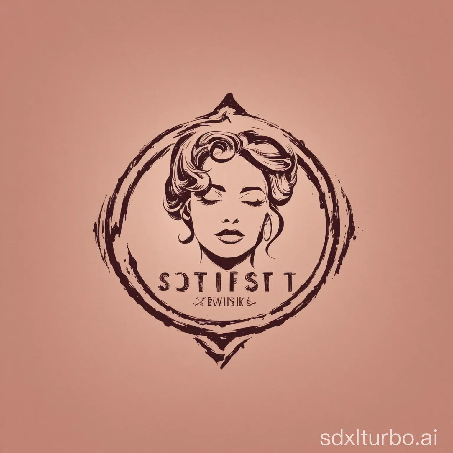 logo for a company providing stylist services without text except ESTILISTA