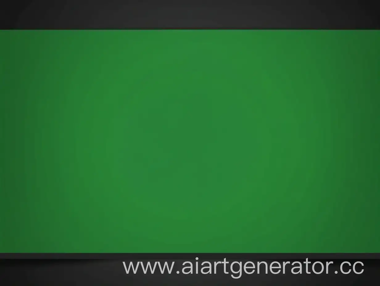 Сгенерируй задний фон презентации из двух цветов - зелёного и чёрного, чтобы в середине было свободное пространство