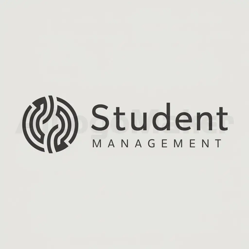 a logo design,with the text "student management", main symbol:shūben,Moderate,be used in Education industry,clear background