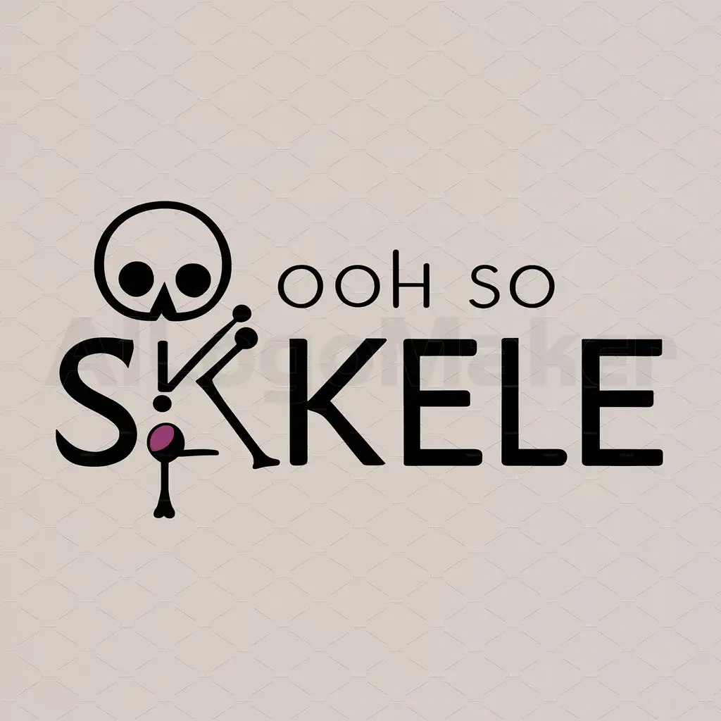 LOGO-Design-For-Ooh-so-Skele-Edgy-Skeleton-Theme-on-Clear-Background