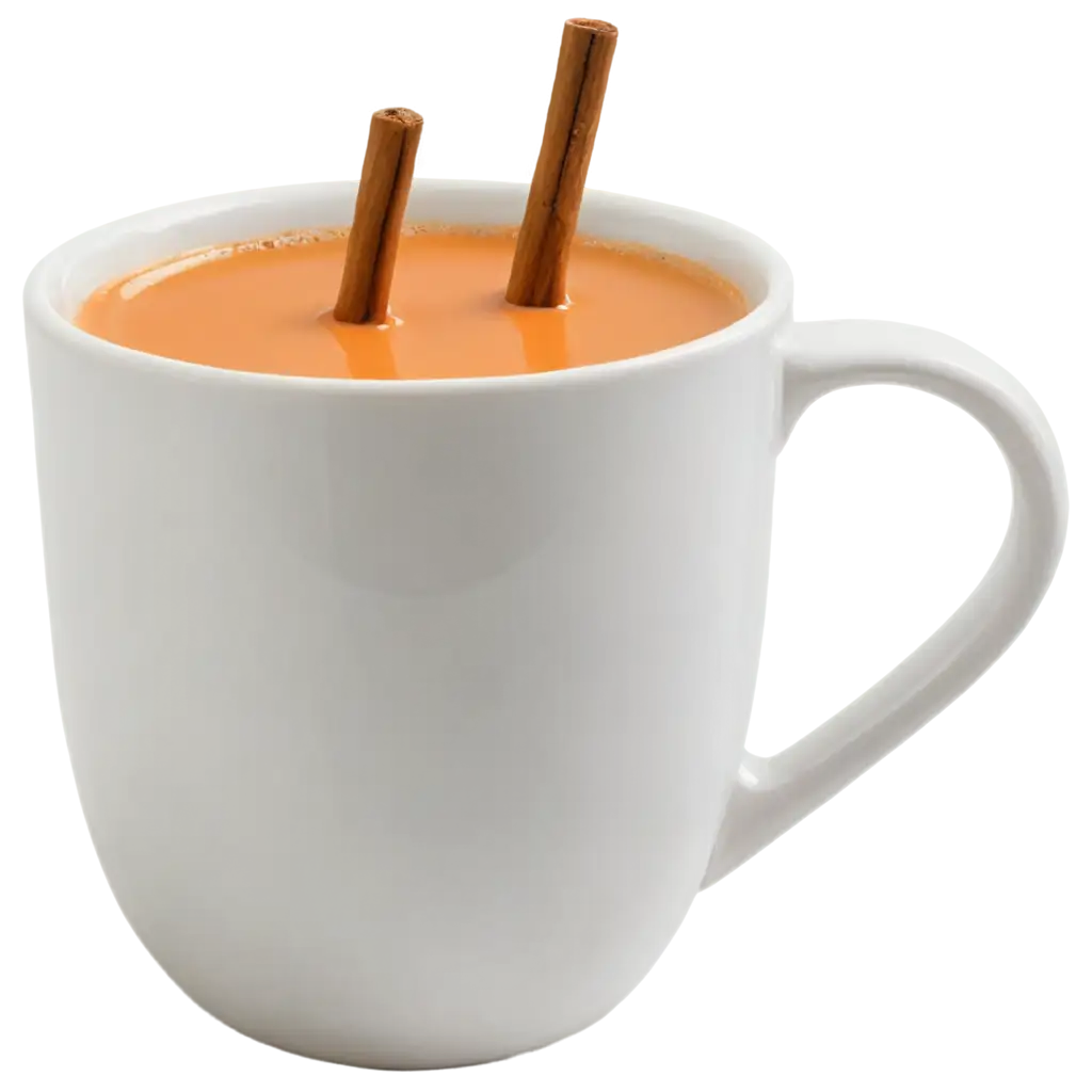 thai tea in a mug