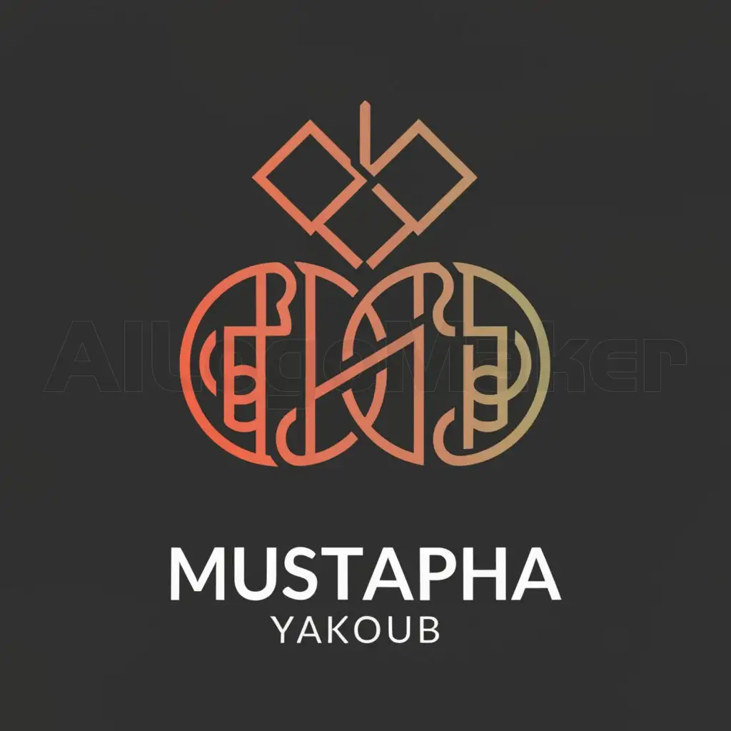 a logo design,with the text "mustapha yakoub", main symbol:Poster,complex,be used in Technology industry,clear background