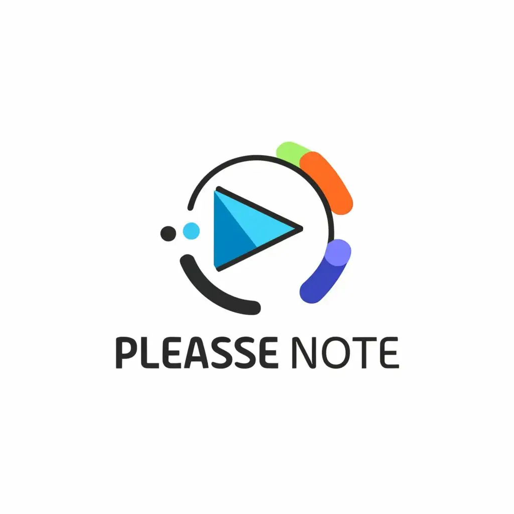 a logo design,with the text "Please note", main symbol:Modern news channel in Telegram messanger. News will be about Russia and other world news,Moderate,be used in 17 industry,clear background
