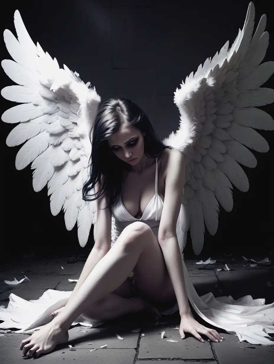 Mystical-Fallen-Angel-Emerges-from-Enchanted-Forest