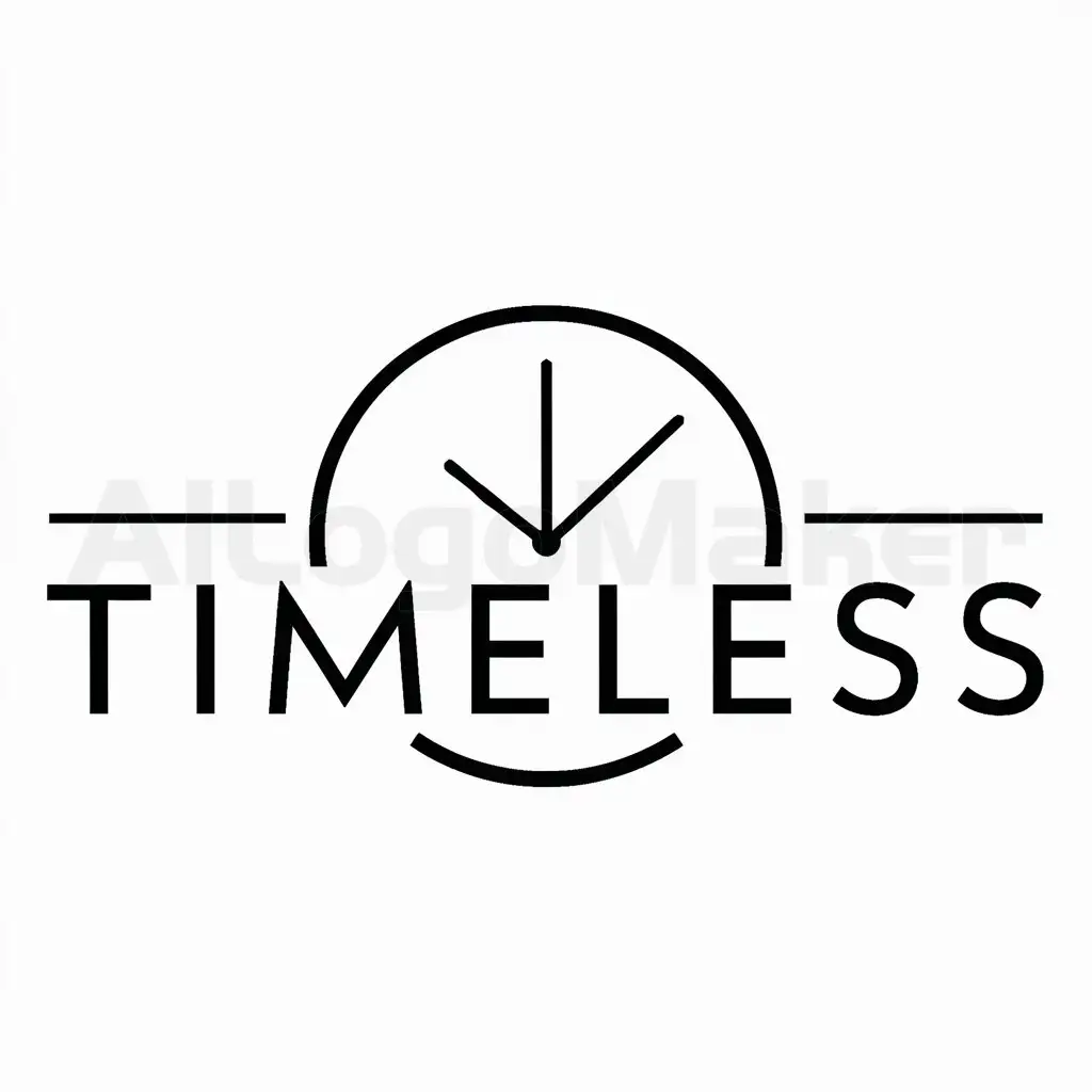 a logo design,with the text "Timeless", main symbol:Watches,Minimalistic,clear background