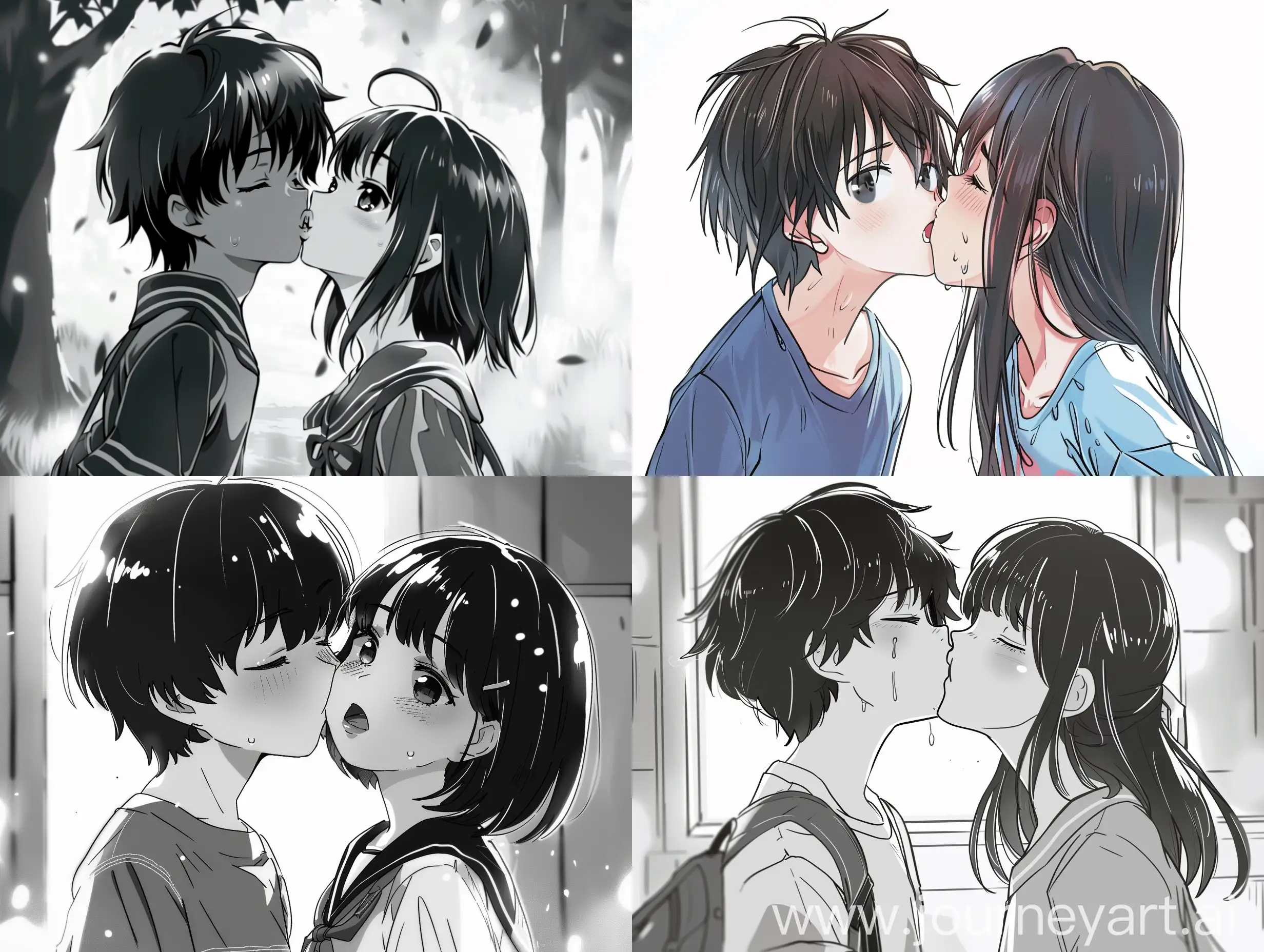 Anime-Boy-Forcefully-Kisses-Girl-Rejected-Romance-Scene