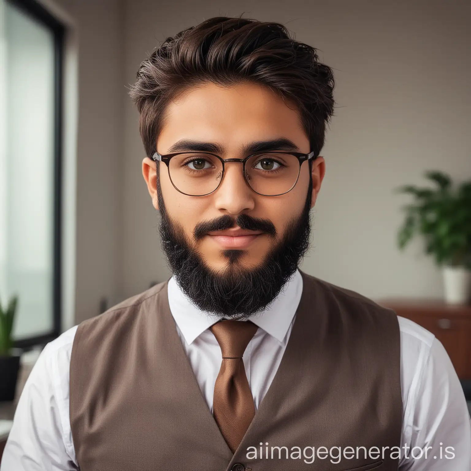 Young-Afghan-Professional-in-Modern-Office-Portrait