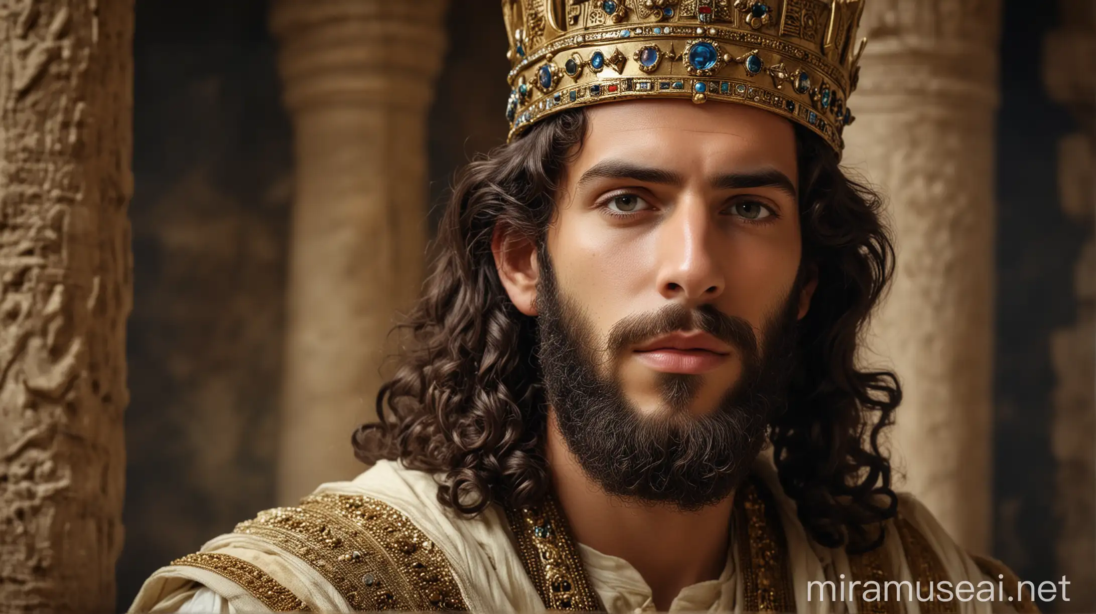 Handsome Jewish King in Ancient Jew