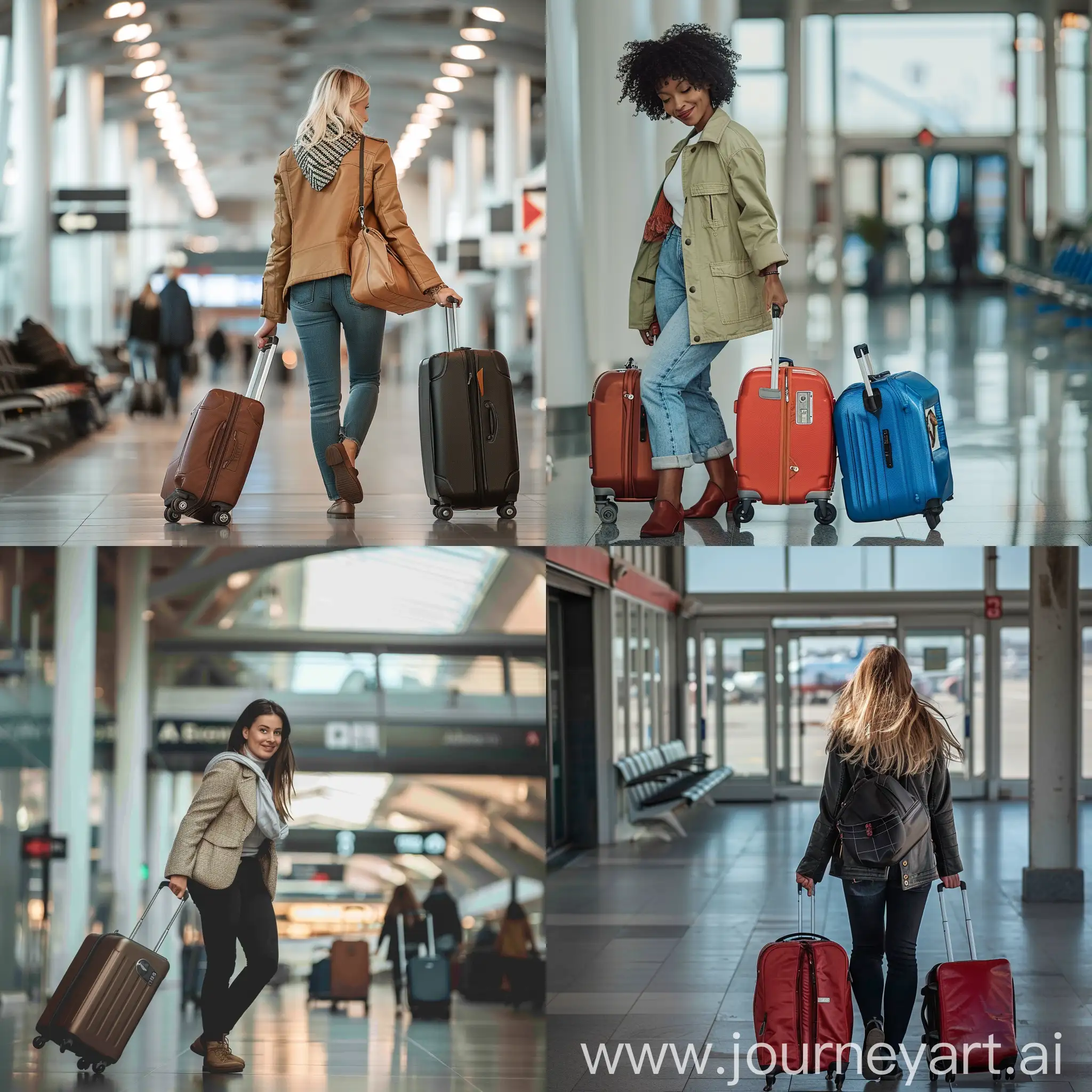 Woman-Pulling-Luggage-at-Airport-Terminal