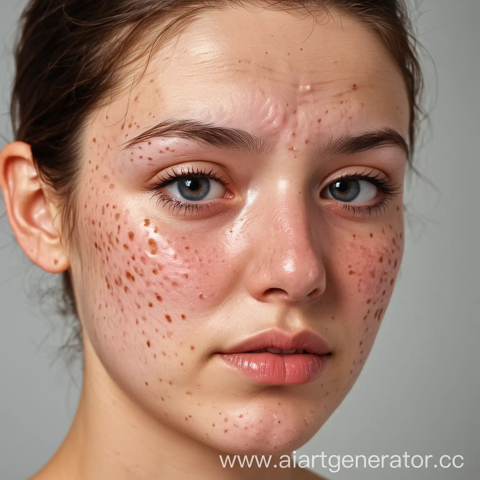 Person-with-Skin-Blemishes-and-Pimples-on-Face