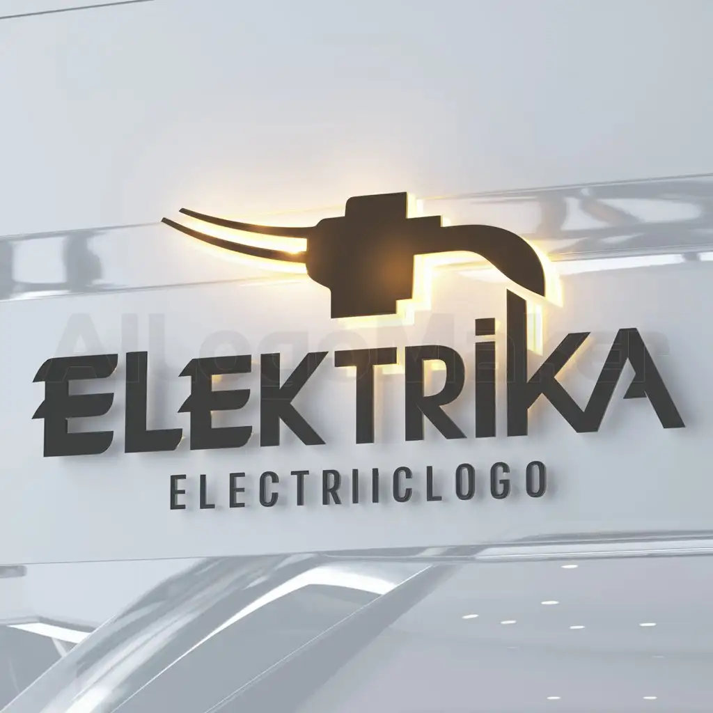 LOGO-Design-For-ELEKTRIKA-Illuminating-the-Future-with-Electric-Lamps-on-a-Clean-Background
