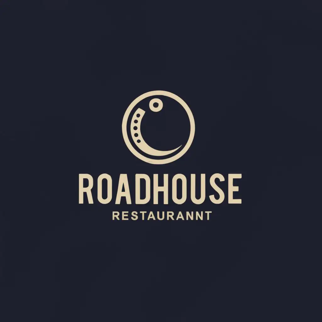 a logo design,with the text "roadhouse", main symbol:billiards,Moderate,be used in Restaurant industry,clear background