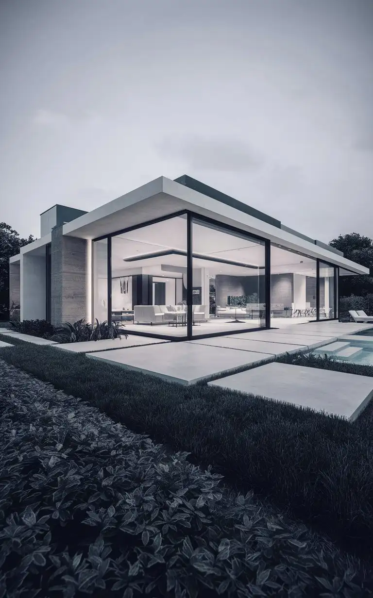 Modern-OneStorey-House-Architectural-Visualization
