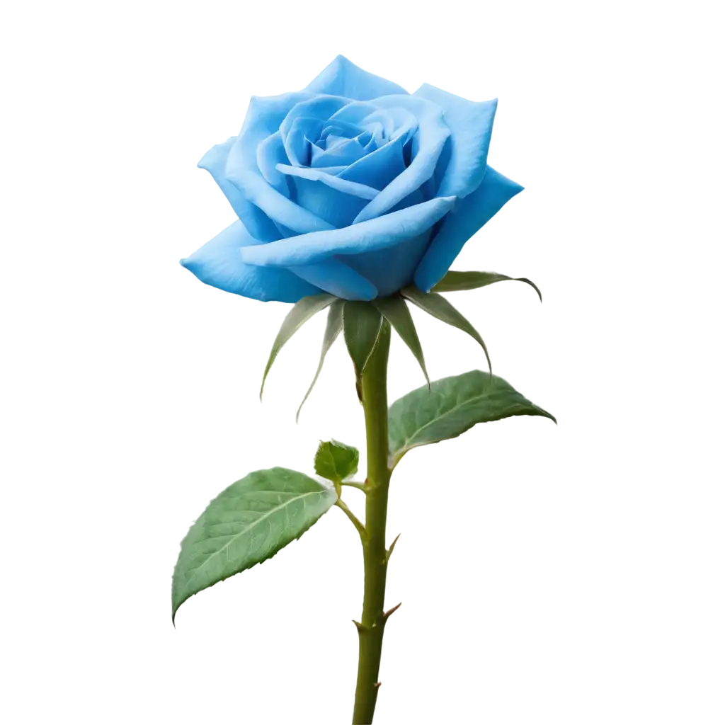 close up of blue rose flower