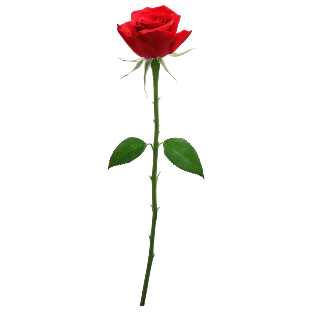 Vivid-Rose-with-Red-Shade-Exquisite-PNG-Image-for-HighQuality-Visuals