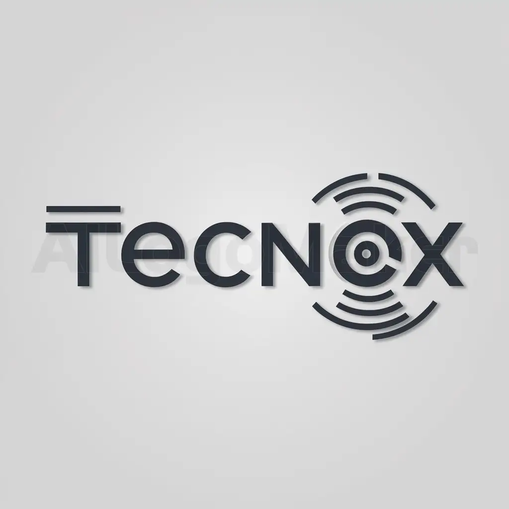 a logo design,with the text "tecnox", main symbol:t,Moderate,be used in Internet industry,clear background
