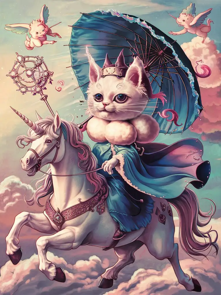 Mystical-CatHeaded-Cloud-Rider-on-Unicorn