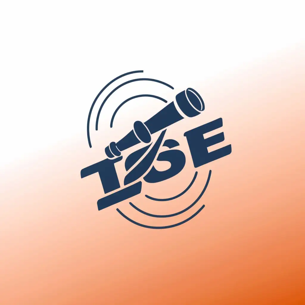 a logo design,with the text "terrascope", main symbol:telescope & TS,complex,clear background