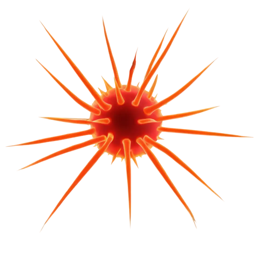 illustration of a corona virus