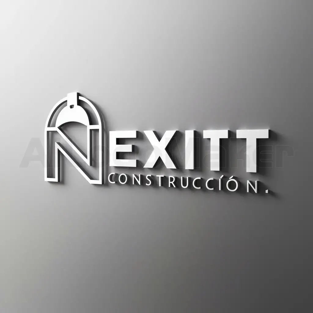 LOGO-Design-For-NexitConstrucon-Modern-and-Clear-Construction-Symbol