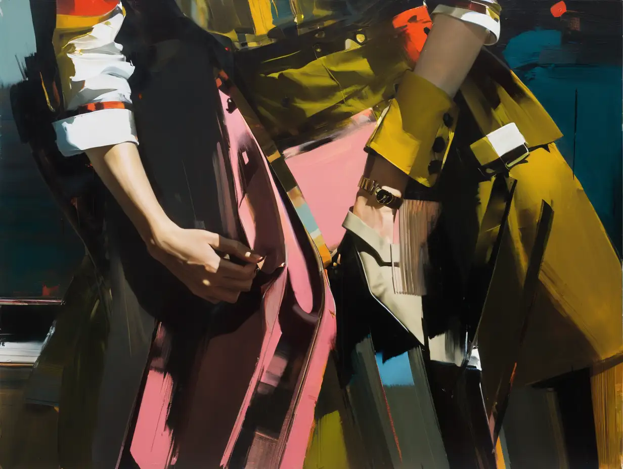 Surreal Portrait in the Style of Adrian Ghenie