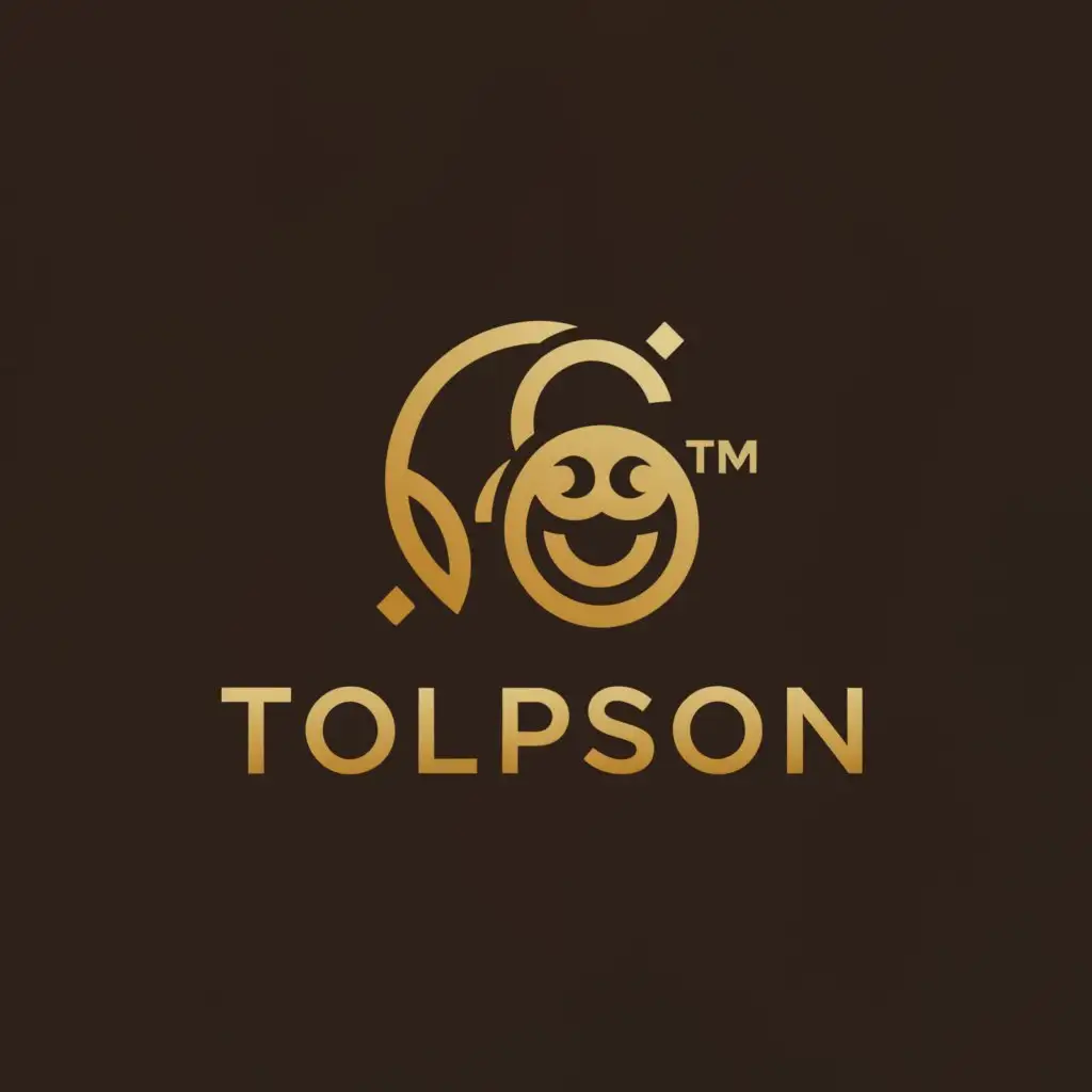 LOGO-Design-For-Tolpson-Radiant-Text-with-Wealth-Abundance-and-Joy-Theme