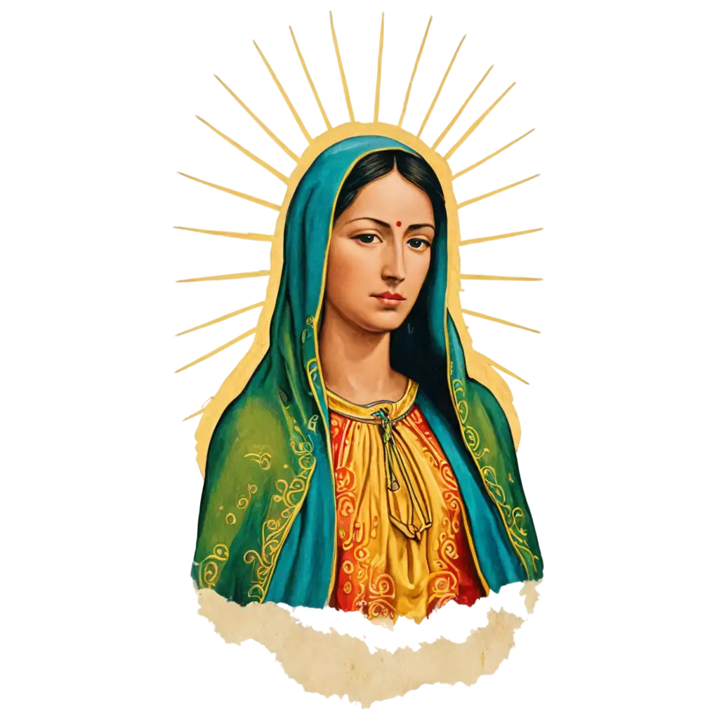 Virgen de Guadalupe tattoo style