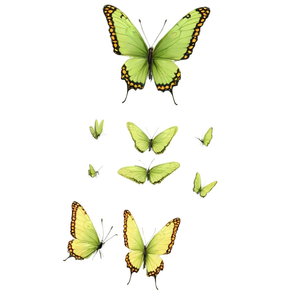 Vibrant-Grasshopper-and-3D-Cartoon-Butterflies-PNG-Image-Creative-Digital-Artwork