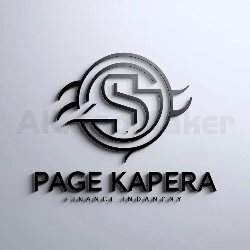 a logo design,with the text "Page Kapera", main symbol:Coin,complex,be used in Finance industry,clear background