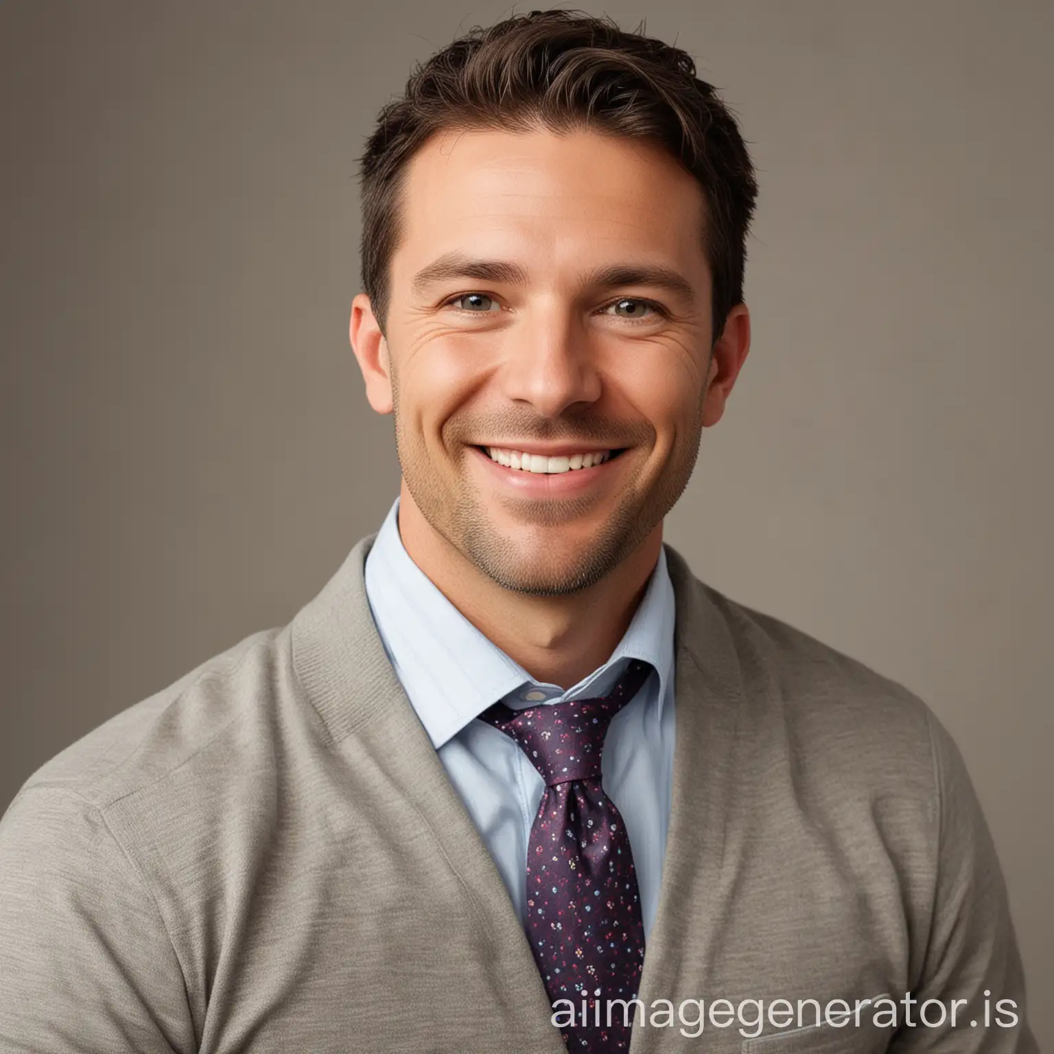 38 year old man business casual smiling profile picture
