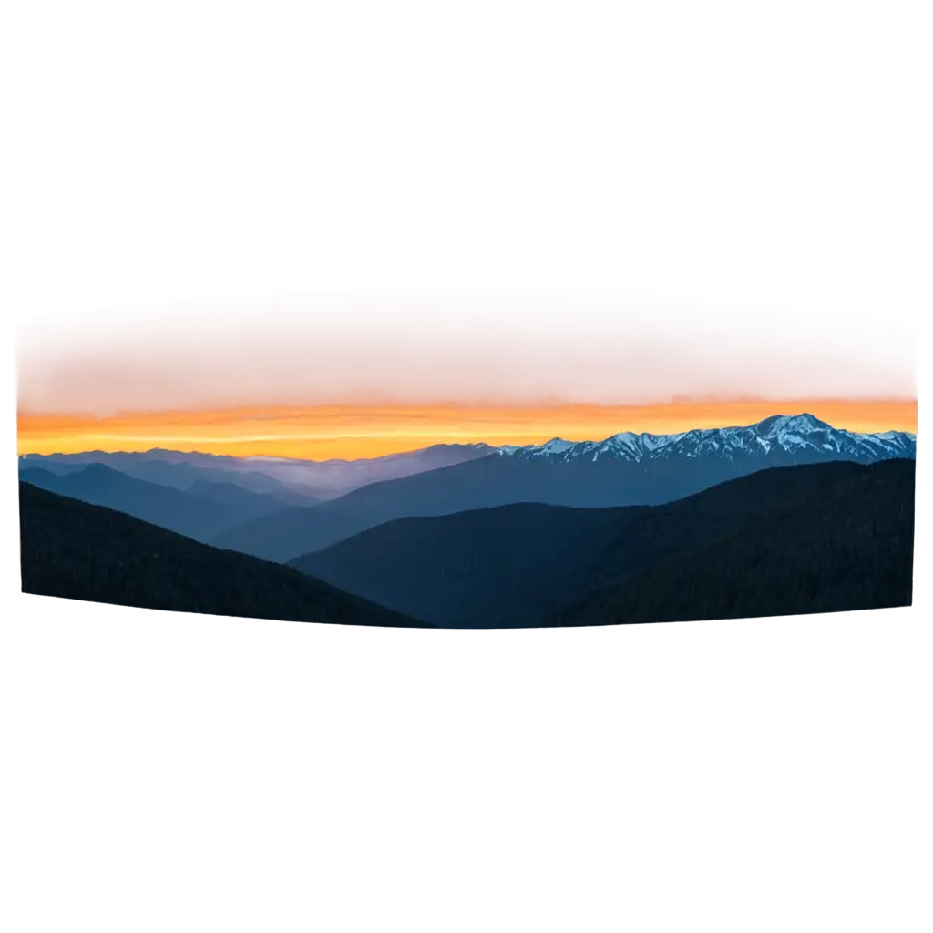 Stunning-Sunset-over-Mountains-Captivating-PNG-Image-for-Digital-Content-and-Beyond