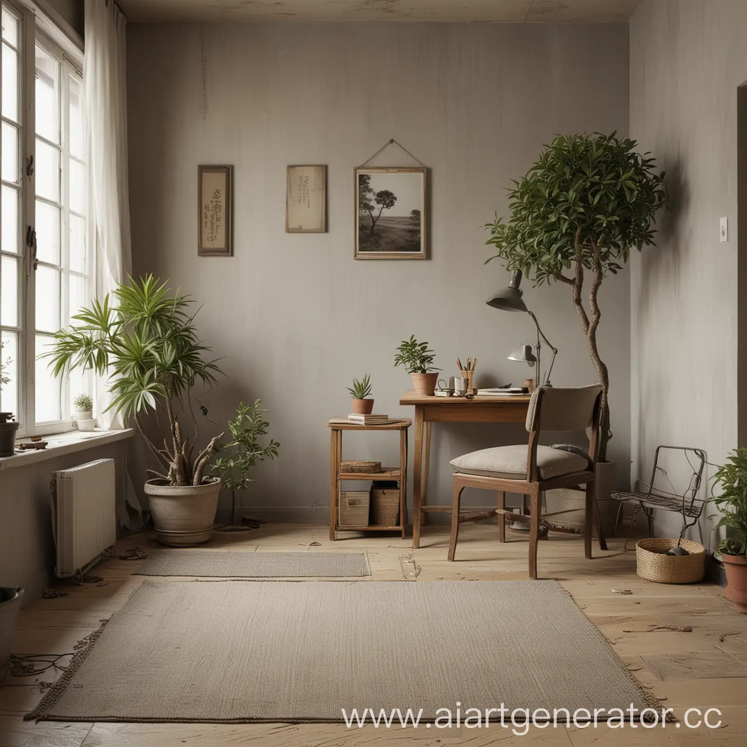 WabiSabi-Workspace-with-Window-Desk-and-Comfortable-Seating