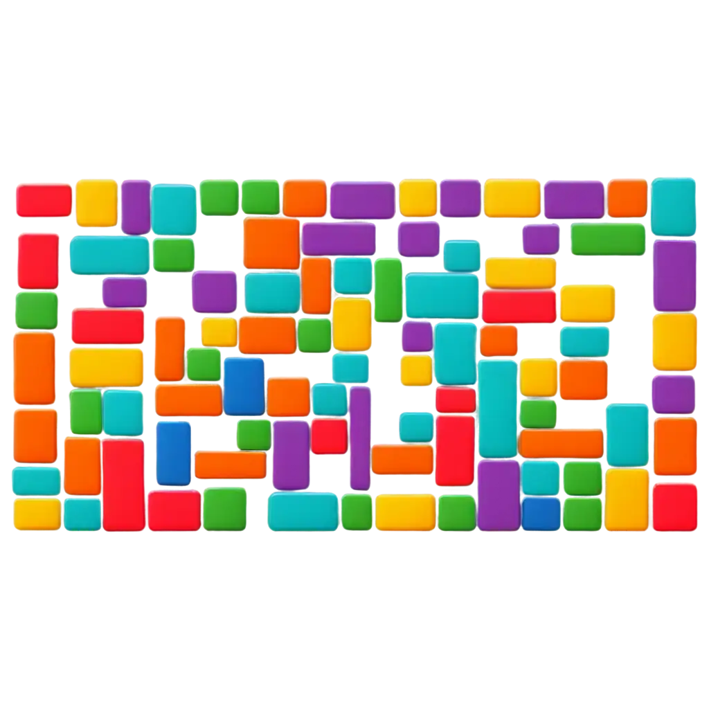 Vibrant BlockThemed Background for Games High Quality PNG Image | PNG ...